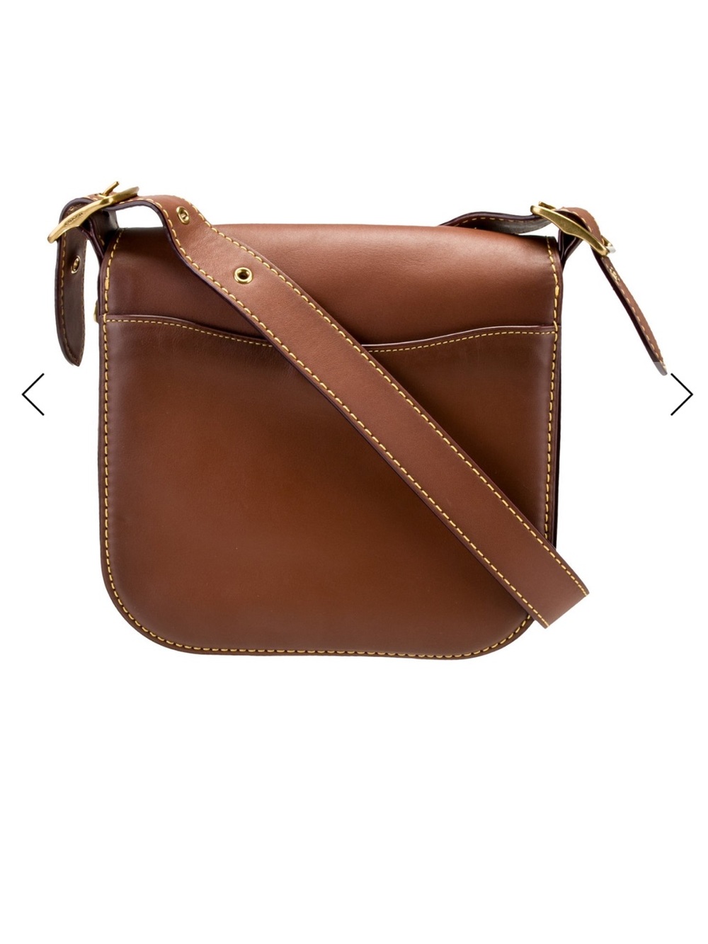 Coach Brown Leather Saddle Crossbody Bag - Picture 4 of 12
